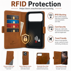 Phontra EMF case RFID card slots detail — holds 4 cards