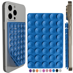 Silicone Double-Sided Suction Cup Phone Case Detachable Mount, Sticky Phone Grip with Higher Suction Power for iPhone, Hands-Free Phone Accessories Holder for Selfies and Videos